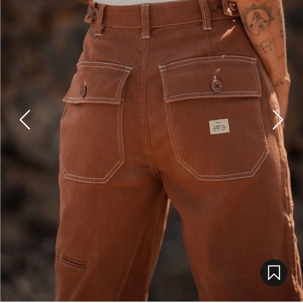 304 Service Fatigue Pants - Rust SIZ UK 18 - Picture 2 of 11